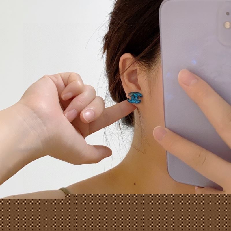 Ch*el earrings